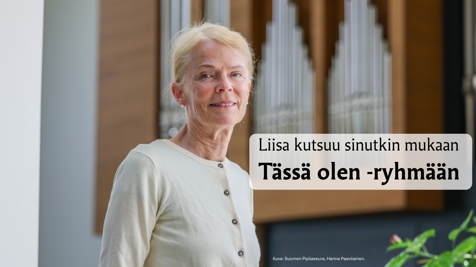 Liisa Heinänen kutsuu sinutkin mukaan Tässä olen -ryhmään.