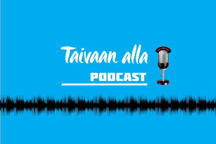 Taivaan alla -podcastin tunnuskuva.