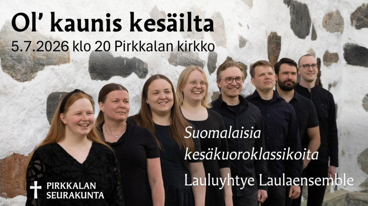 Kuvassa Lauluyhtye Laulaensemblen laulajat