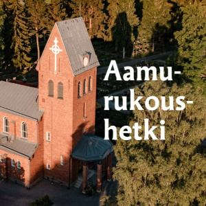 Vanha kirkko ilmasta katsottuna.