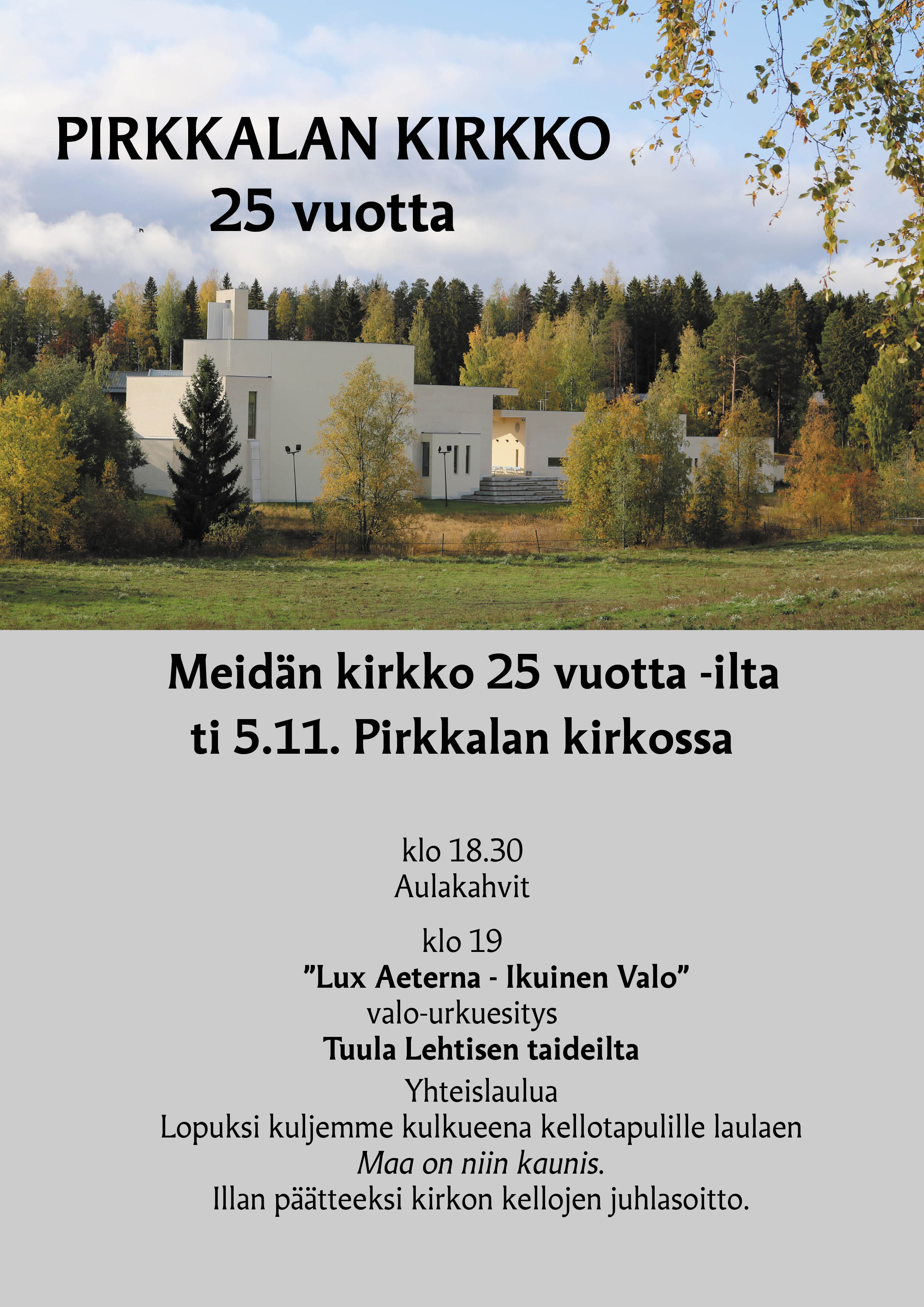 - Pirkkalan kirkko 25 vuotta - Taideilta