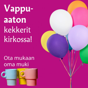 Vappuaaton kekkerit kirkossa!